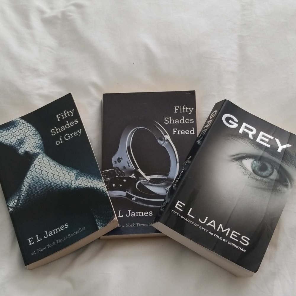 Set of Fifty shades of grey books